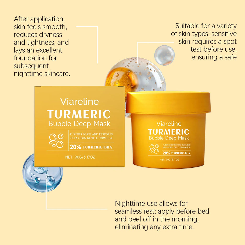 Glow Pop!- Turmeric Bubble Deep Mask