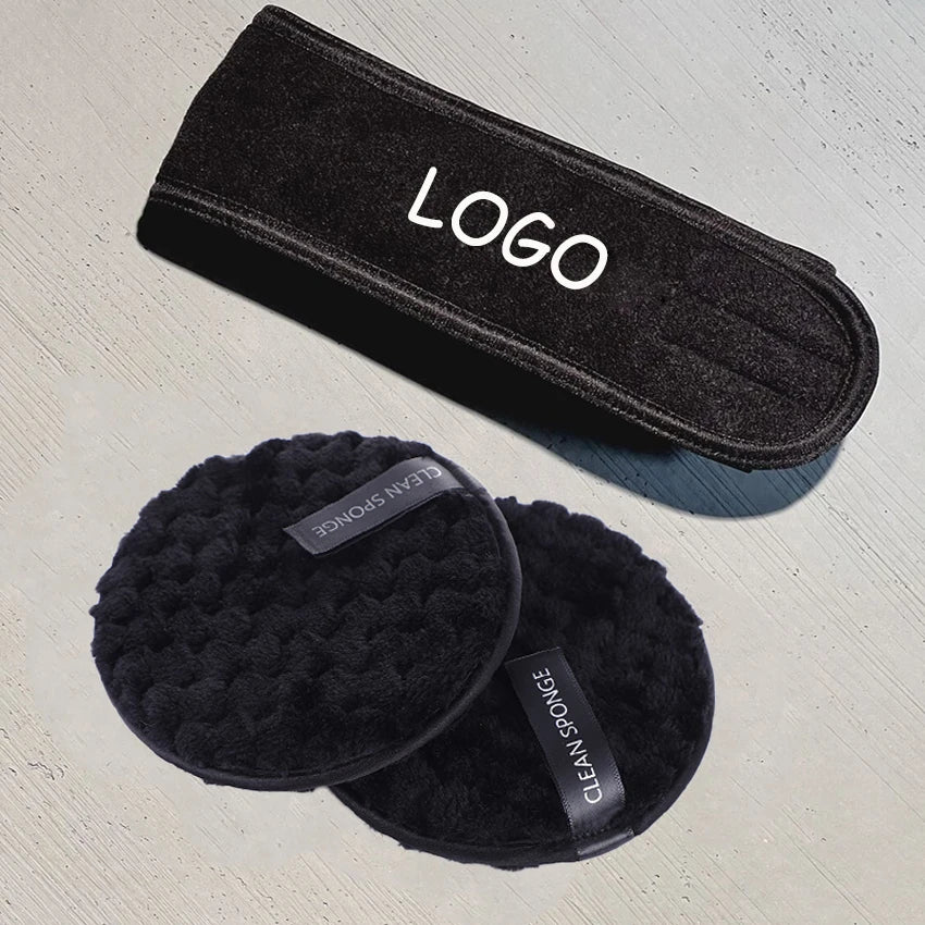 TAKE IT OFF -Reusable Microfiber Makeup Remover + Headband Set