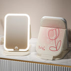 FACE CARD-3-Color LED Folding Vanity Mirror