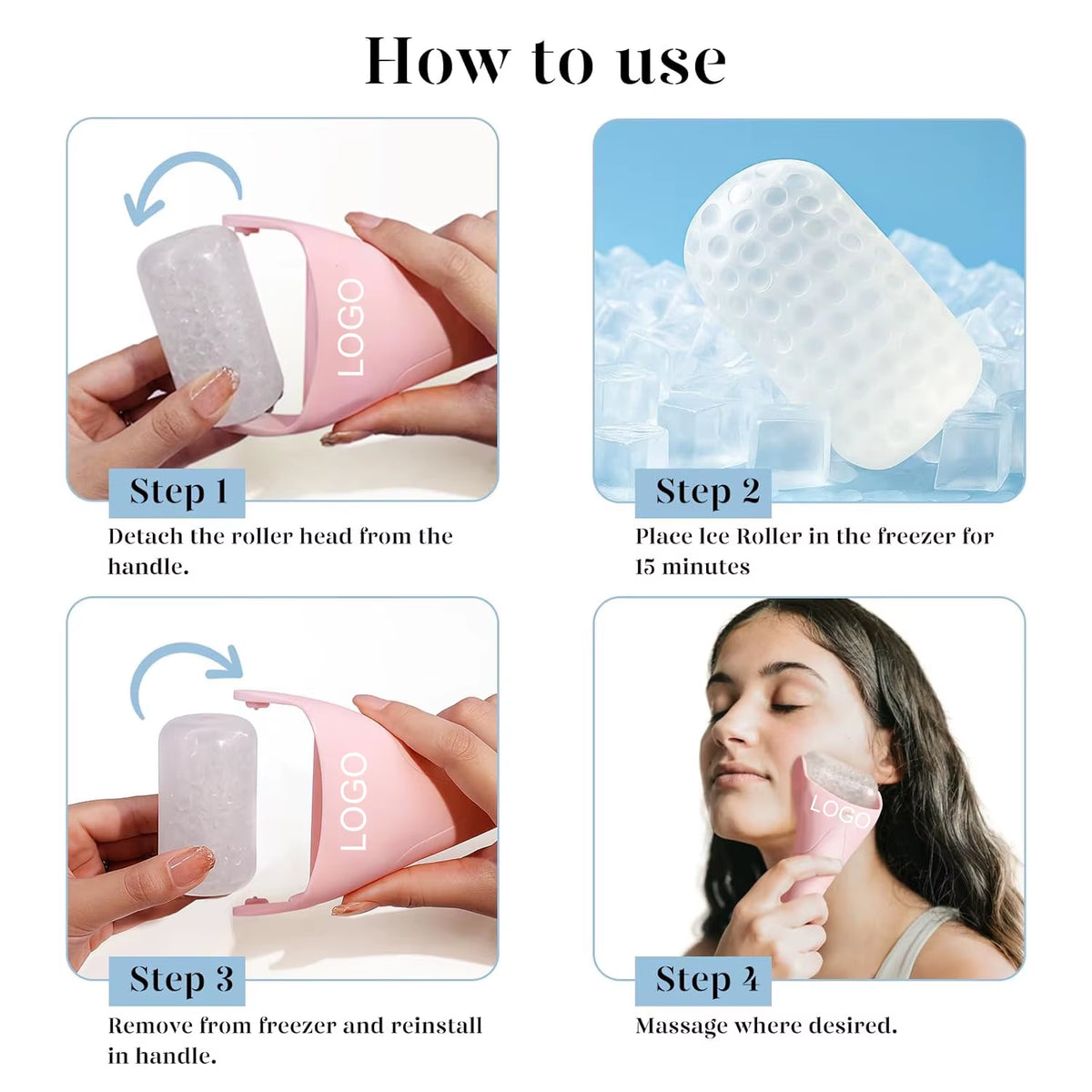 CHILL PILL-Cooling Facial Roller + Gua Sha Set